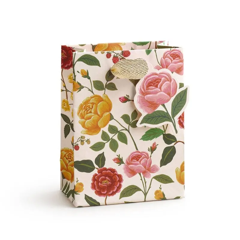 Rifle Paper Co. Roses Small Gift Bag sold by Paper Source