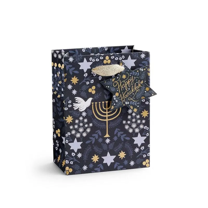 Rifle Paper Co. Hanukkah Floral Small Gift Bag made by Rifle Paper Co.