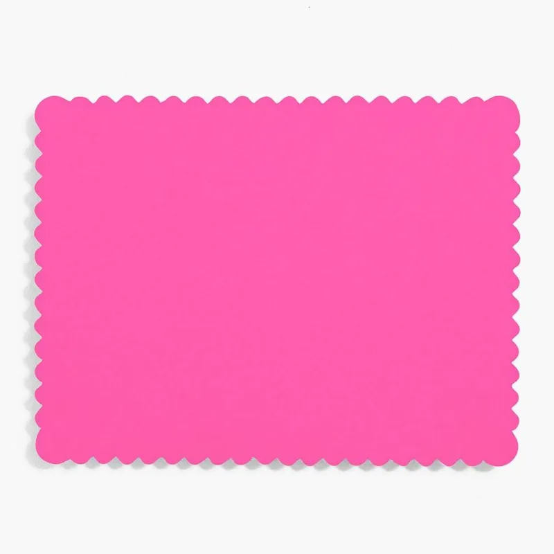 Fuchsia A2 Scallop Note Cards sold by Paper Source