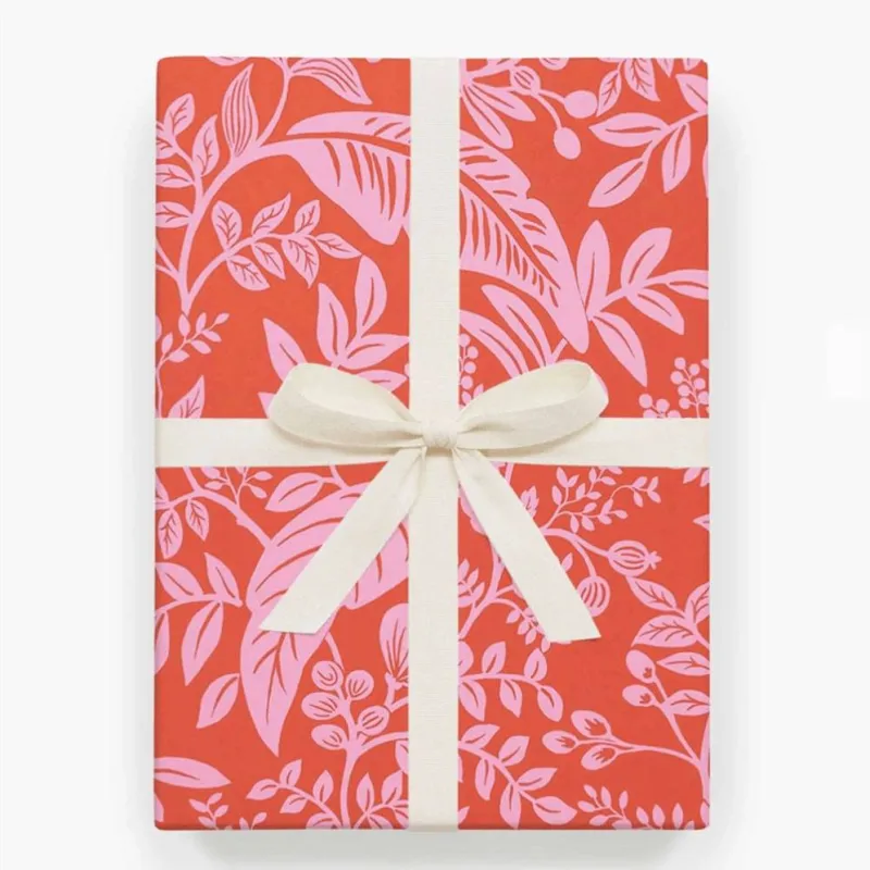 Pink Neon Canopy Flat Wrap sold by Paper Source