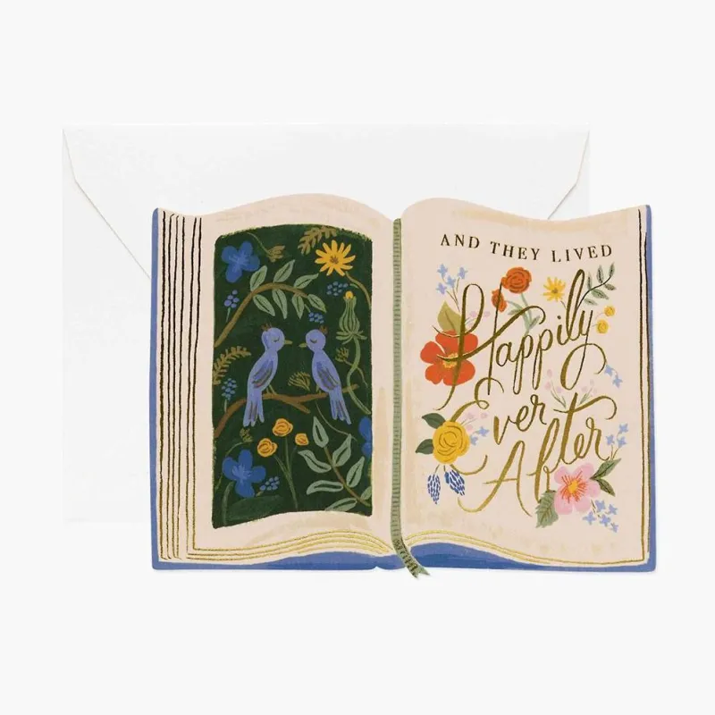 Happily Ever After Wedding Card sold by Paper Source