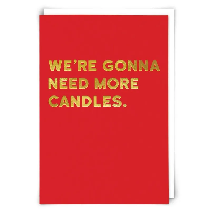 Need More Candles Birthday Card sold by Paper Source