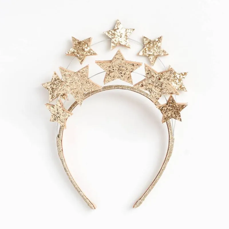 Sparkling Stars Headband made by Paper Source