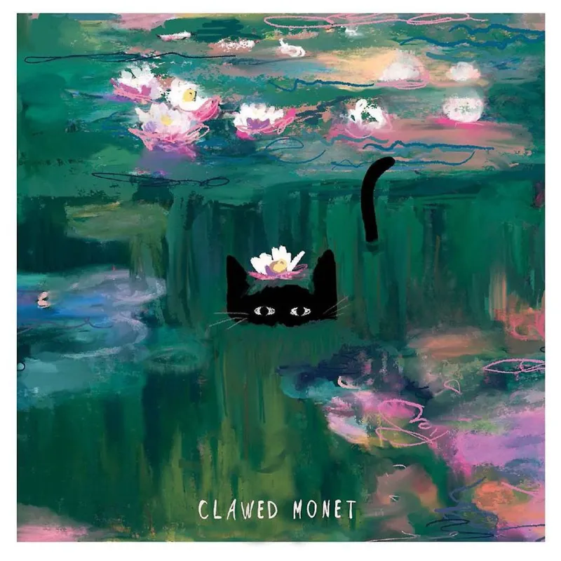 Clawed Monet Greeting Card sold by Paper Source