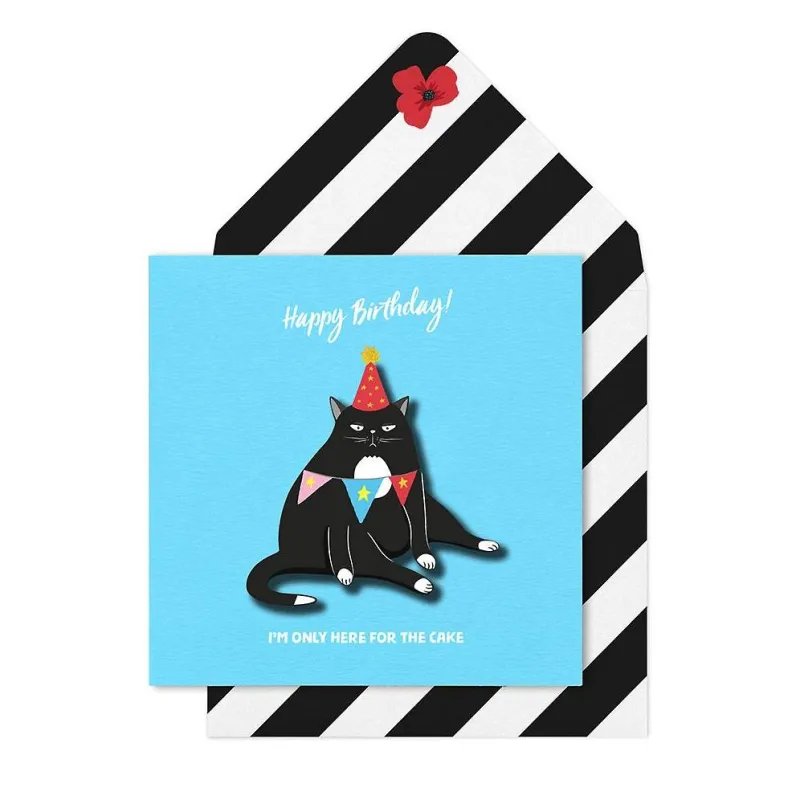 Party Cat Birthday Card sold by Paper Source