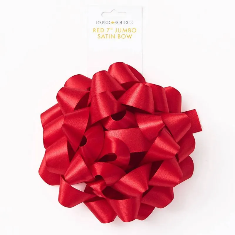 7" Jumbo Red Bow sold by Paper Source