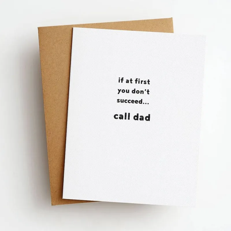 Call Dad Father's Day Card made by Paper Source