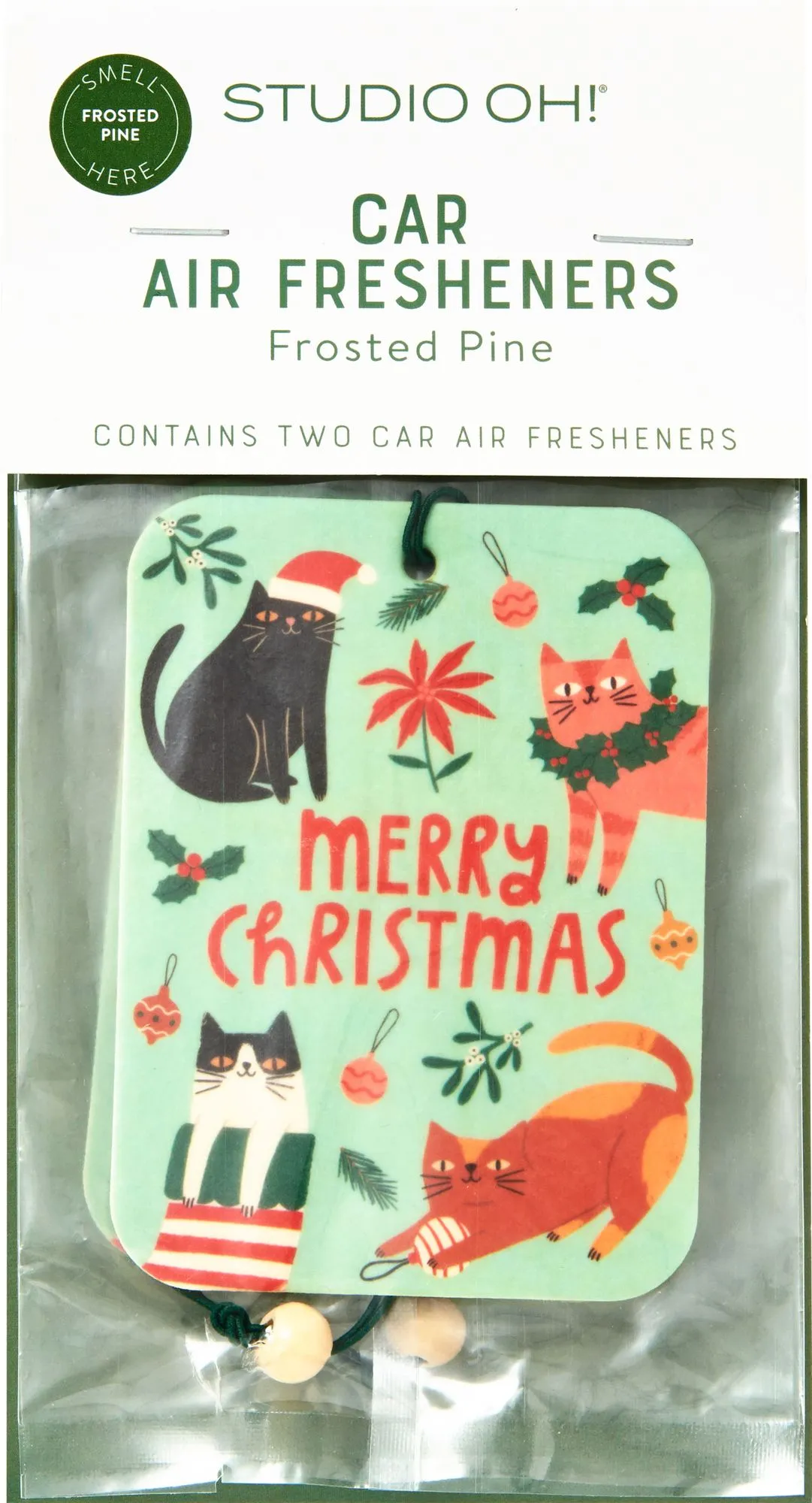 Very Merry Kitties Car Air Fresheners sold by Paper Source product image thumbnail 3
