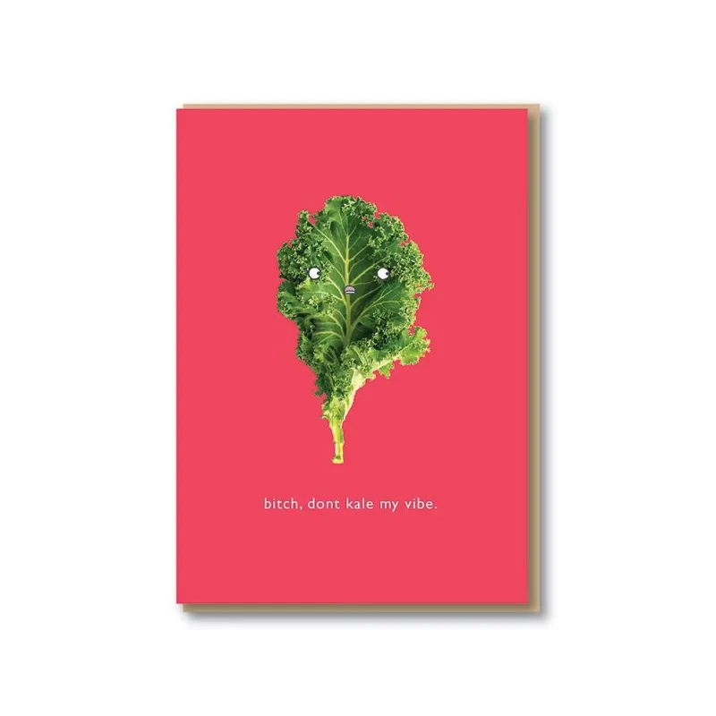 Kale My Vibe Greeting Card sold by Paper Source