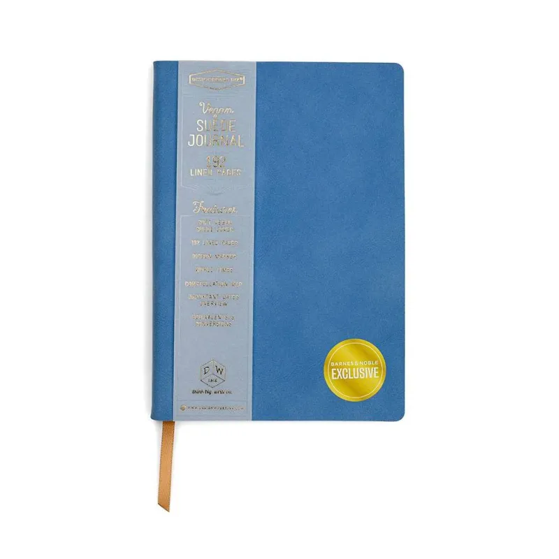 Cornflower Blue Vegan Suede Journal sold by Paper Source