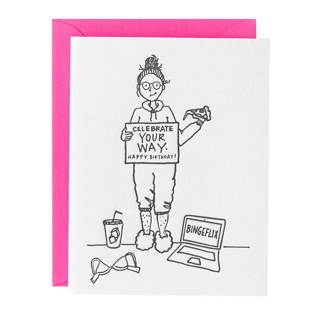 Celebrate Your Way Birthday Card sold by Paper Source