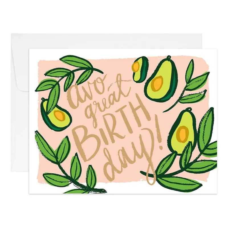 Avo Great Birthday Card made by Paper Source