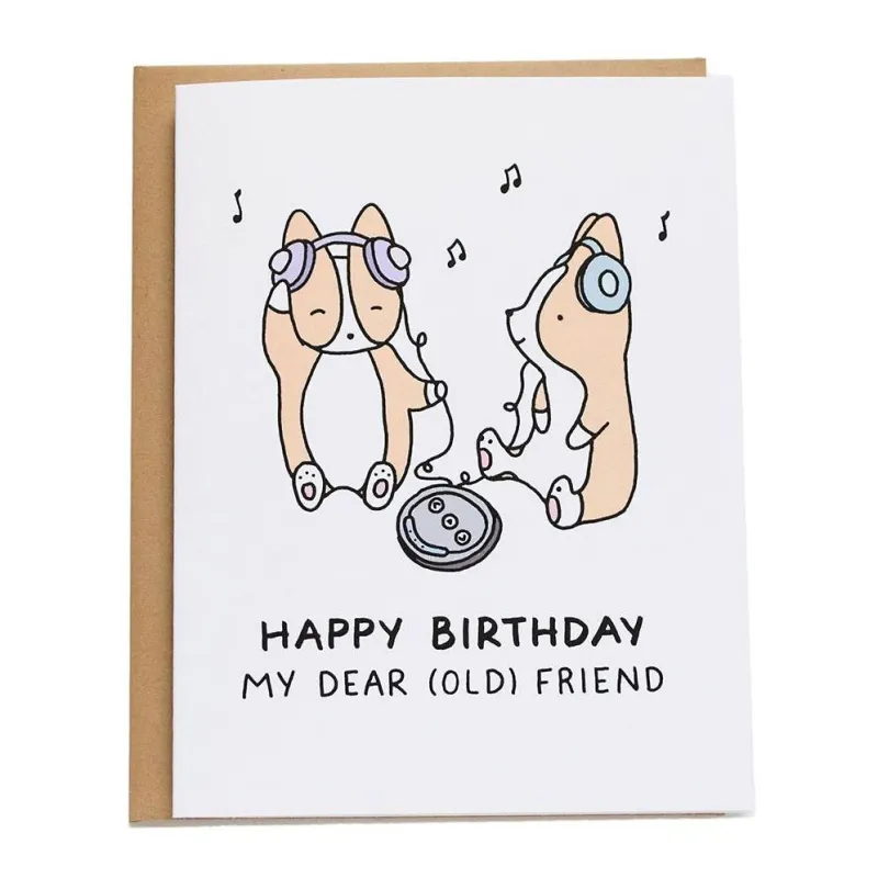 Dear Old Friend Birthday Card sold by Paper Source