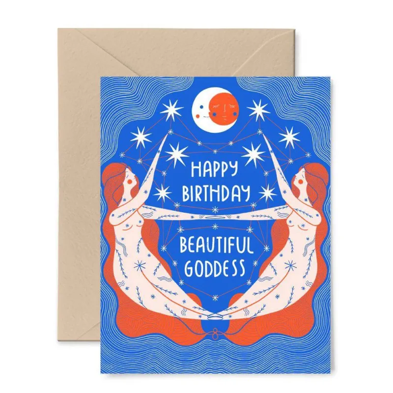 Beautiful Goddess Birthday Card made by Paper Source
