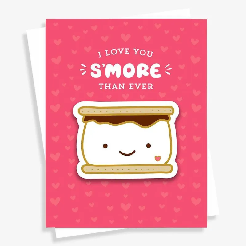 S'more Than Ever Sticker Greeting Card sold by Paper Source