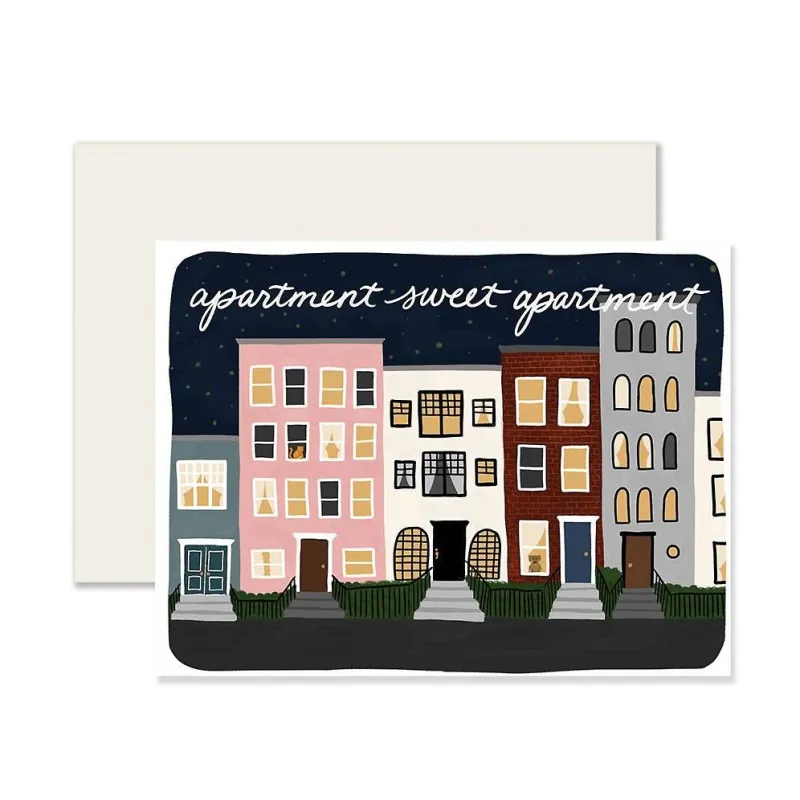 Apartment Sweet Apartment Greeting Card sold by Paper Source