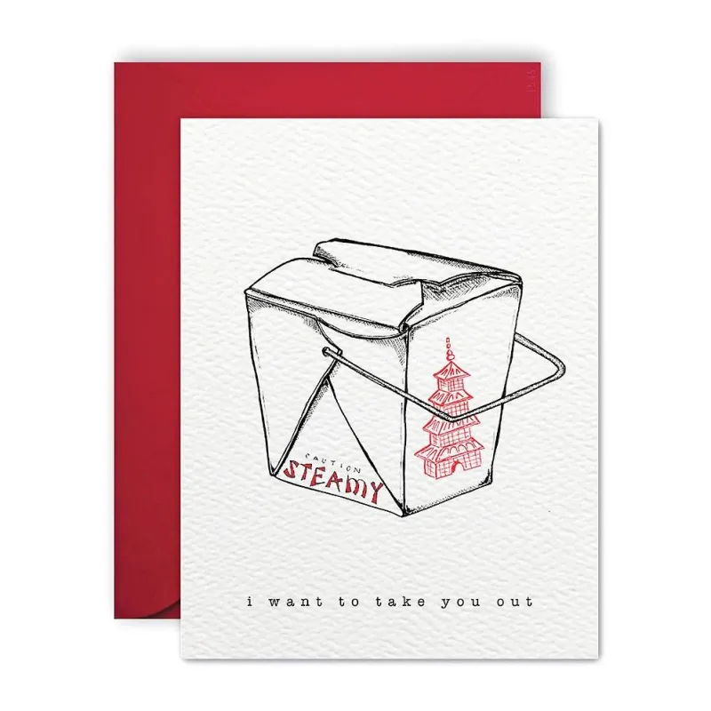 Take You Out Valentine Card sold by Paper Source