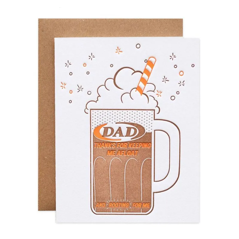 Root Beer Float Father's Day Card sold by Paper Source