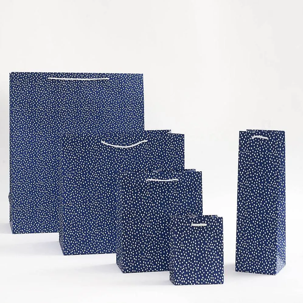 Navy Flurry Small Bag sold by Paper Source product image thumbnail 2