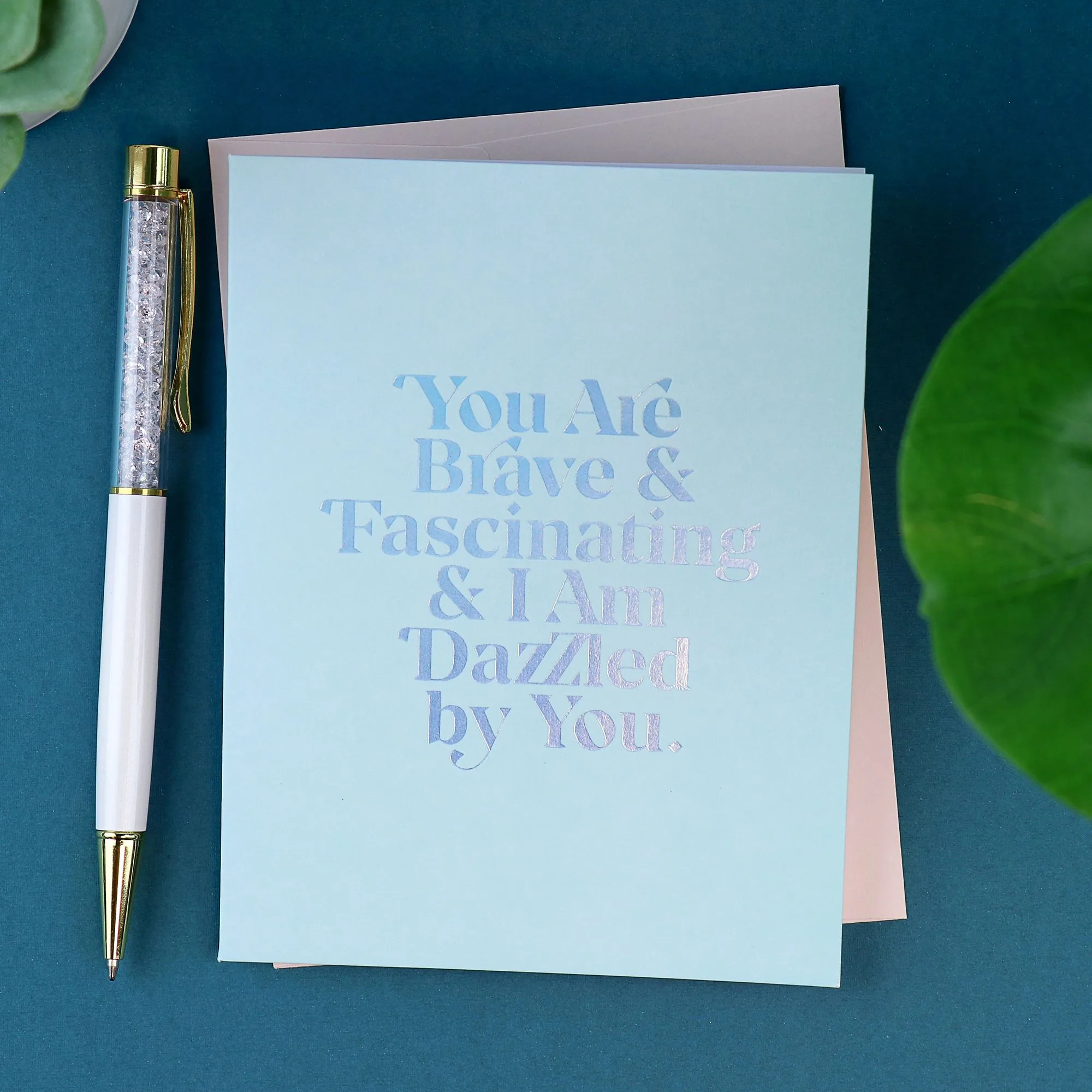 Brave & Fascinating Encouragement Card sold by Paper Source product image thumbnail 2