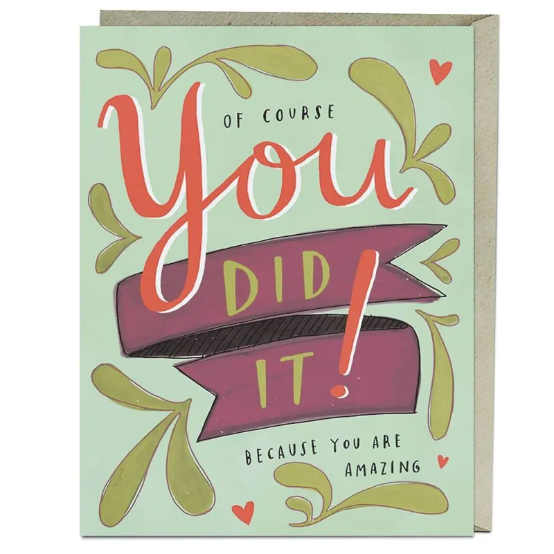 You Did It Graduation Card sold by Paper Source