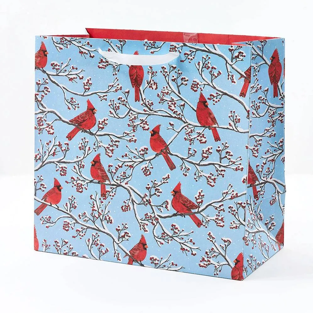 Winter Cardinals Large Gift Bag sold by Paper Source