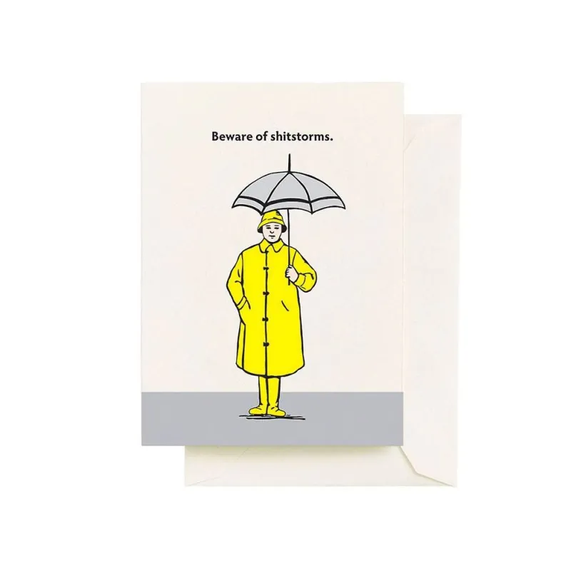 Beware Of Storms Greeting Card sold by Paper Source