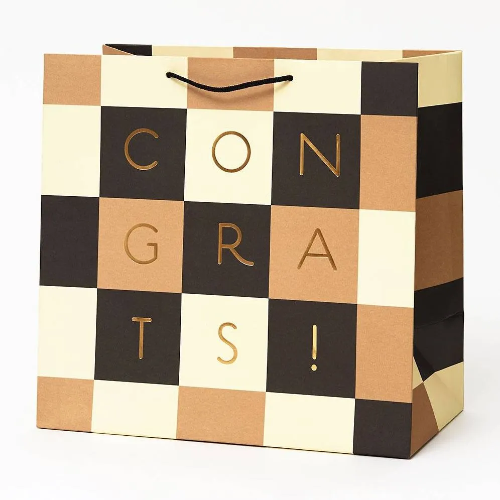 Congrats Check Gift Bag sold by Paper Source