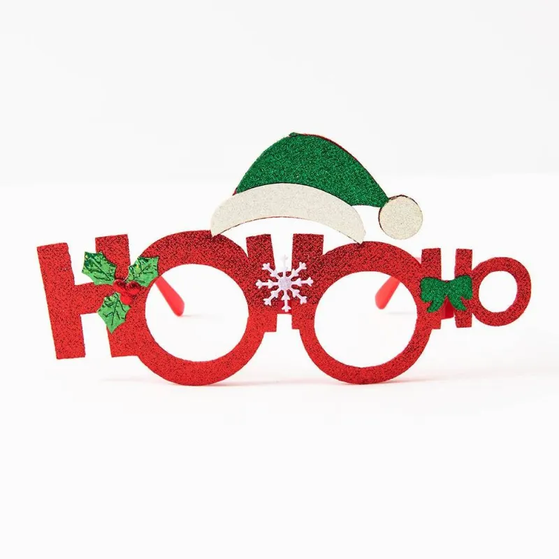 Red HoHoHo Glasses made by Paper Source