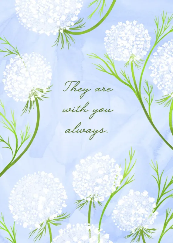 With You Always Sympathy Card sold by Paper Source