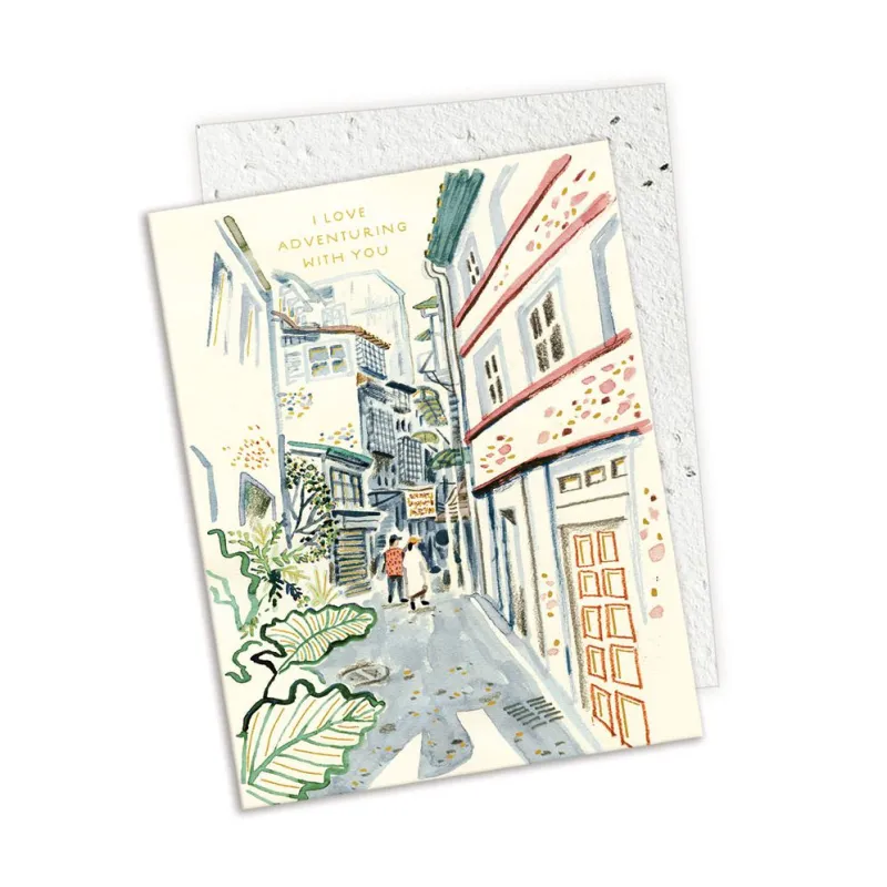 Adventuring With You Love Card made by Paper Source