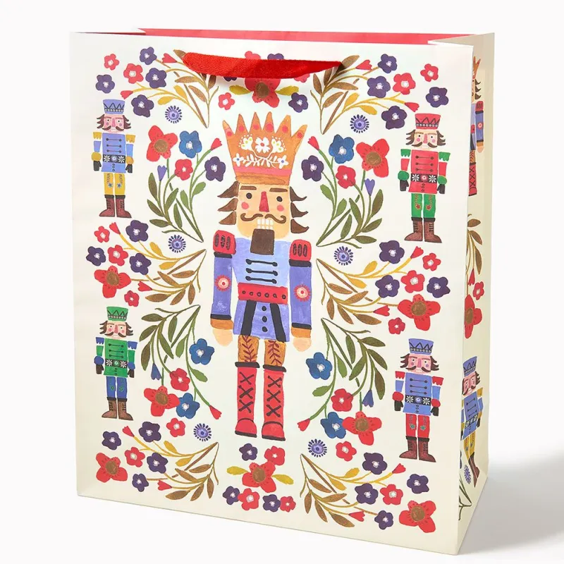 Christmas Nutcracker XL Gift Bag sold by Paper Source