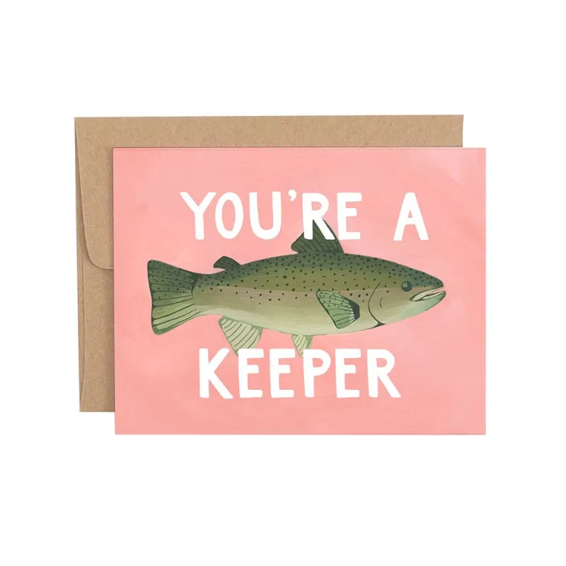 You're A Keeper Love Card sold by Paper Source