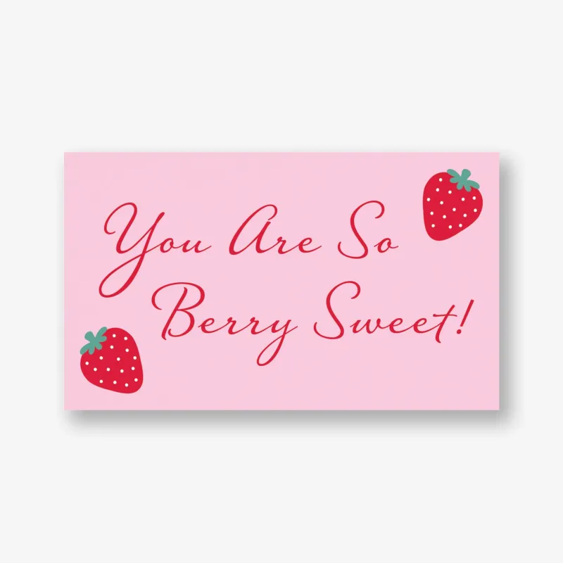 Berry Sweet Mini Valentine Card sold by Paper Source
