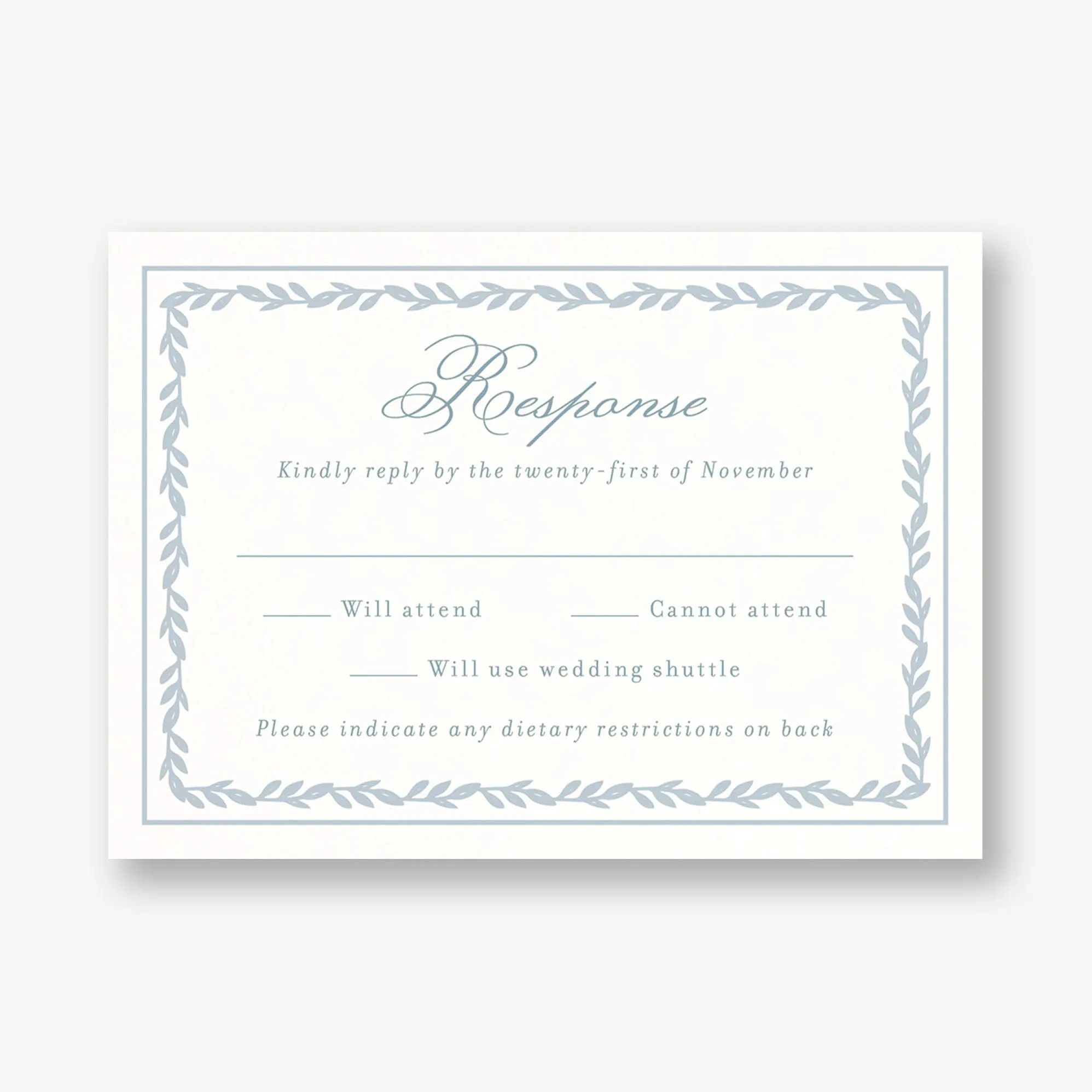 Trellis Vines Response Card sold by Paper Source product image thumbnail 3