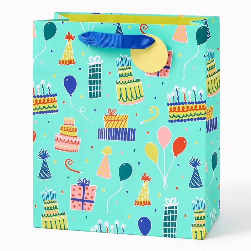 Birthday Icons Medium Gift Bag sold by Paper Source