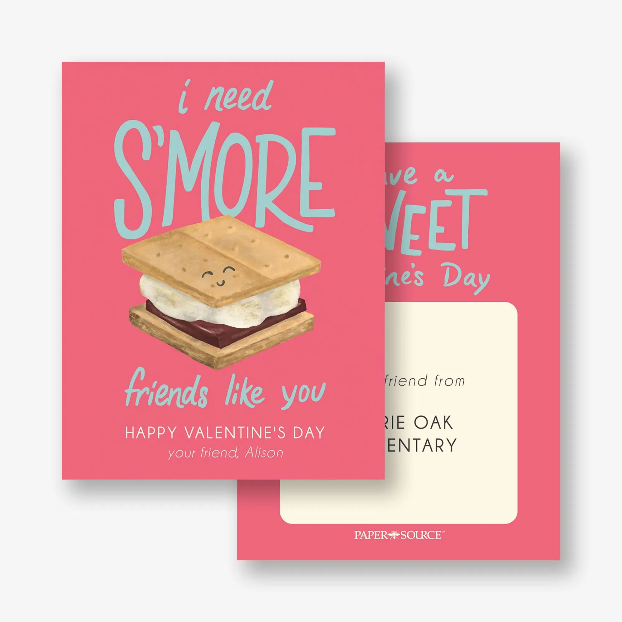 S'mores Custom Valentine Card sold by Paper Source product image thumbnail 3
