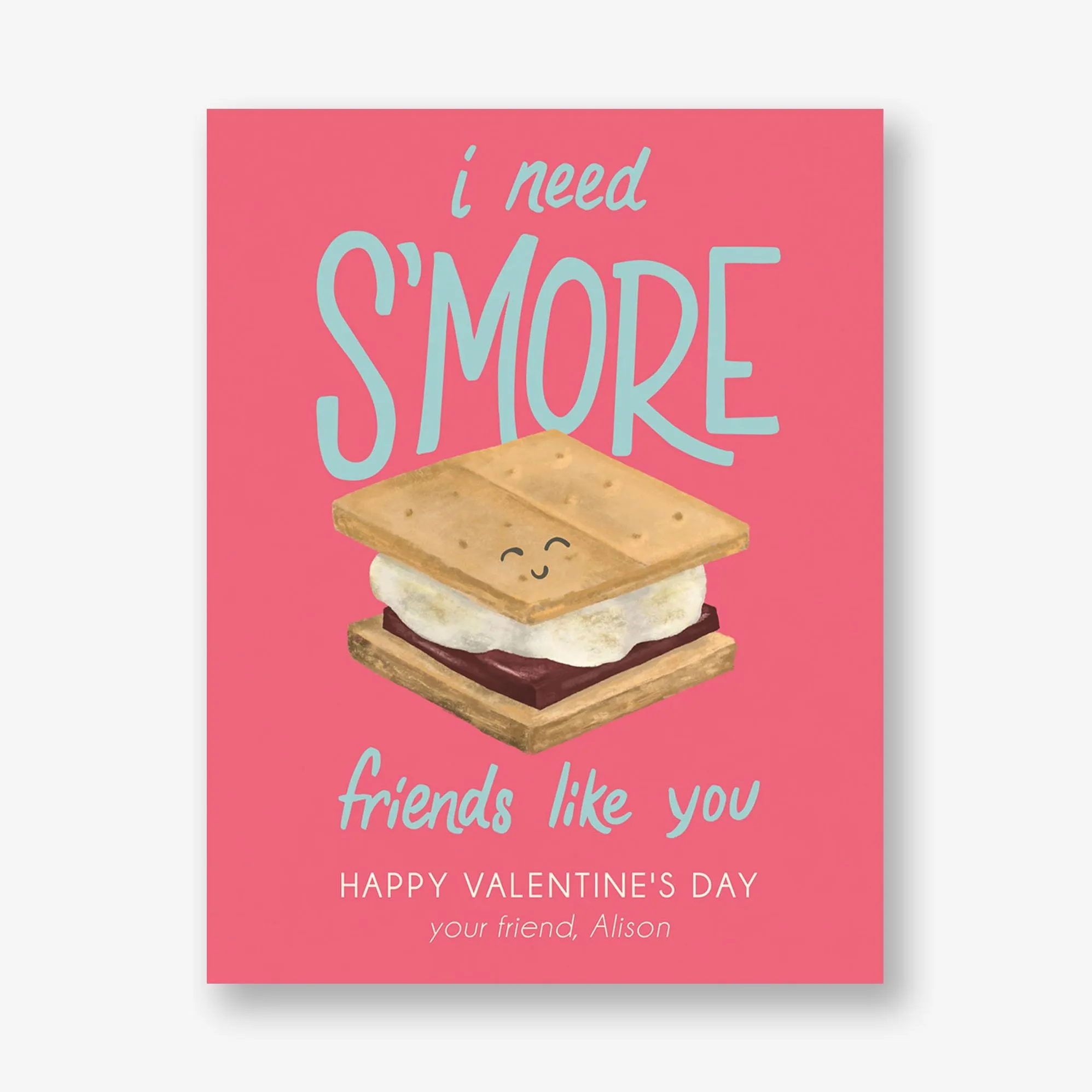S'mores Custom Valentine Card sold by Paper Source