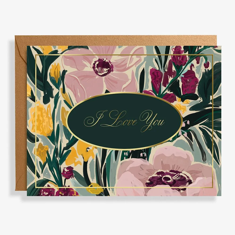 Moody Floral Love Card sold by Paper Source