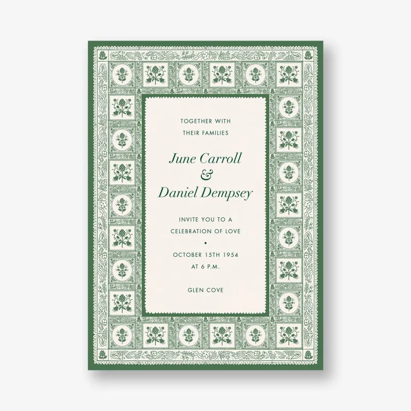 Artichoke Wedding Invitation sold by Paper Source