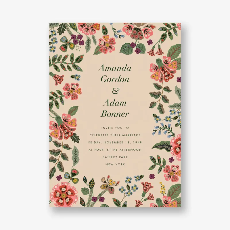 Gracie Border Wedding Invitation sold by Paper Source