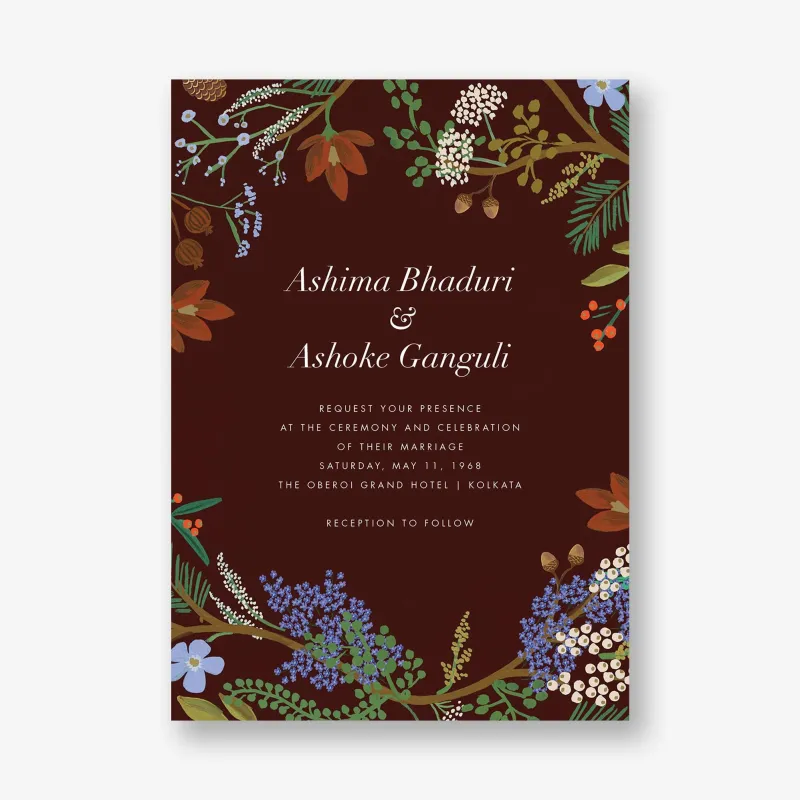 Juniper Forest Wedding Invitation sold by Paper Source