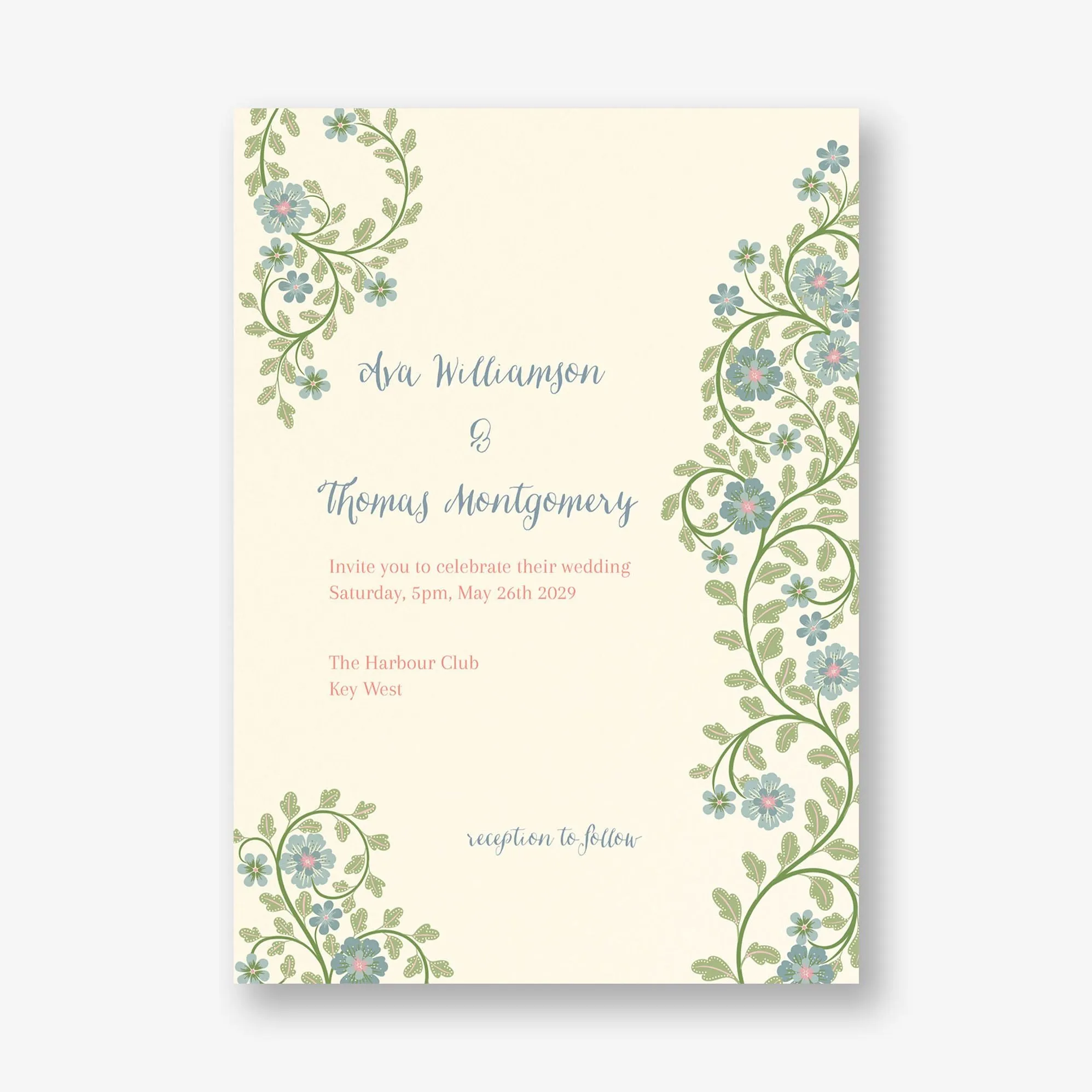 Flower Garden Wedding Invitation sold by Paper Source