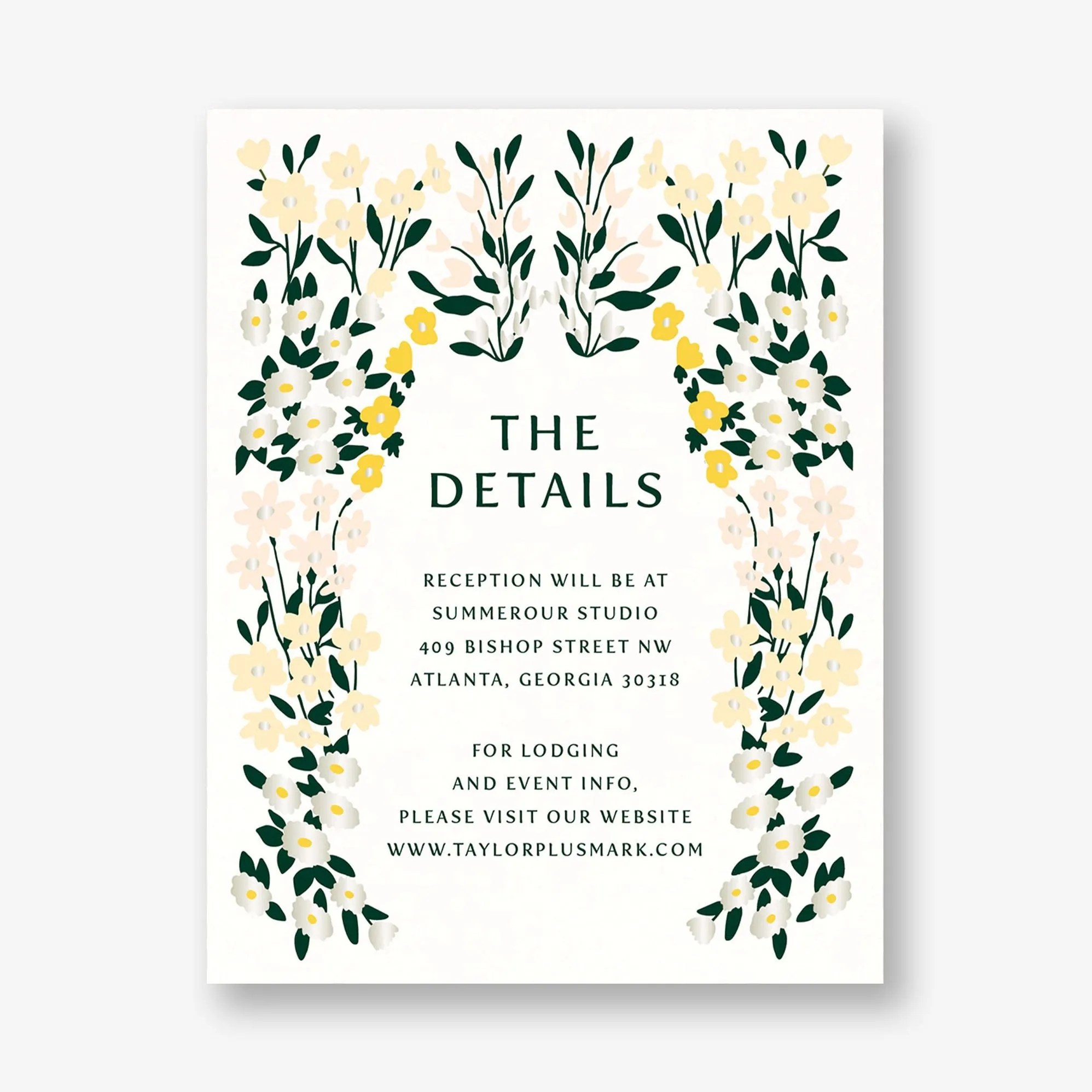 Cottage Garden Foil Information Card sold by Paper Source product image thumbnail 5