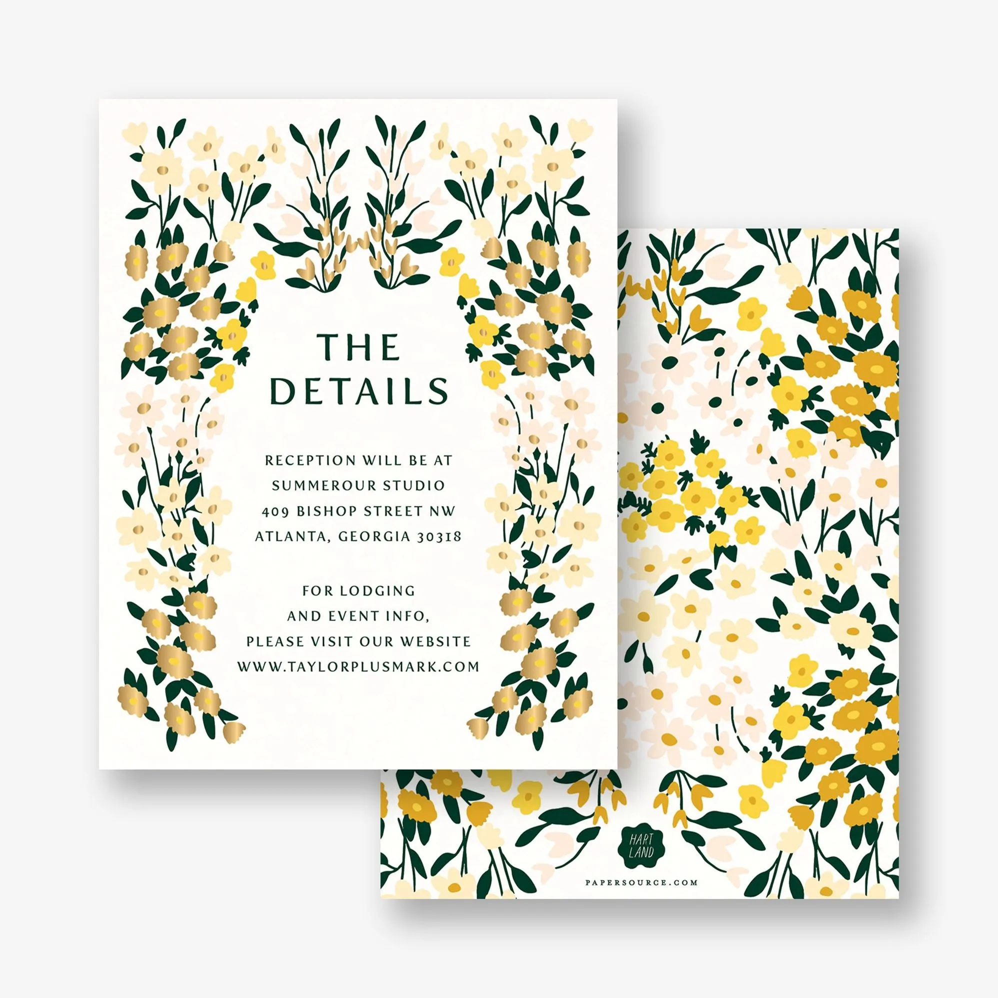 Cottage Garden Foil Information Card sold by Paper Source product image thumbnail 4