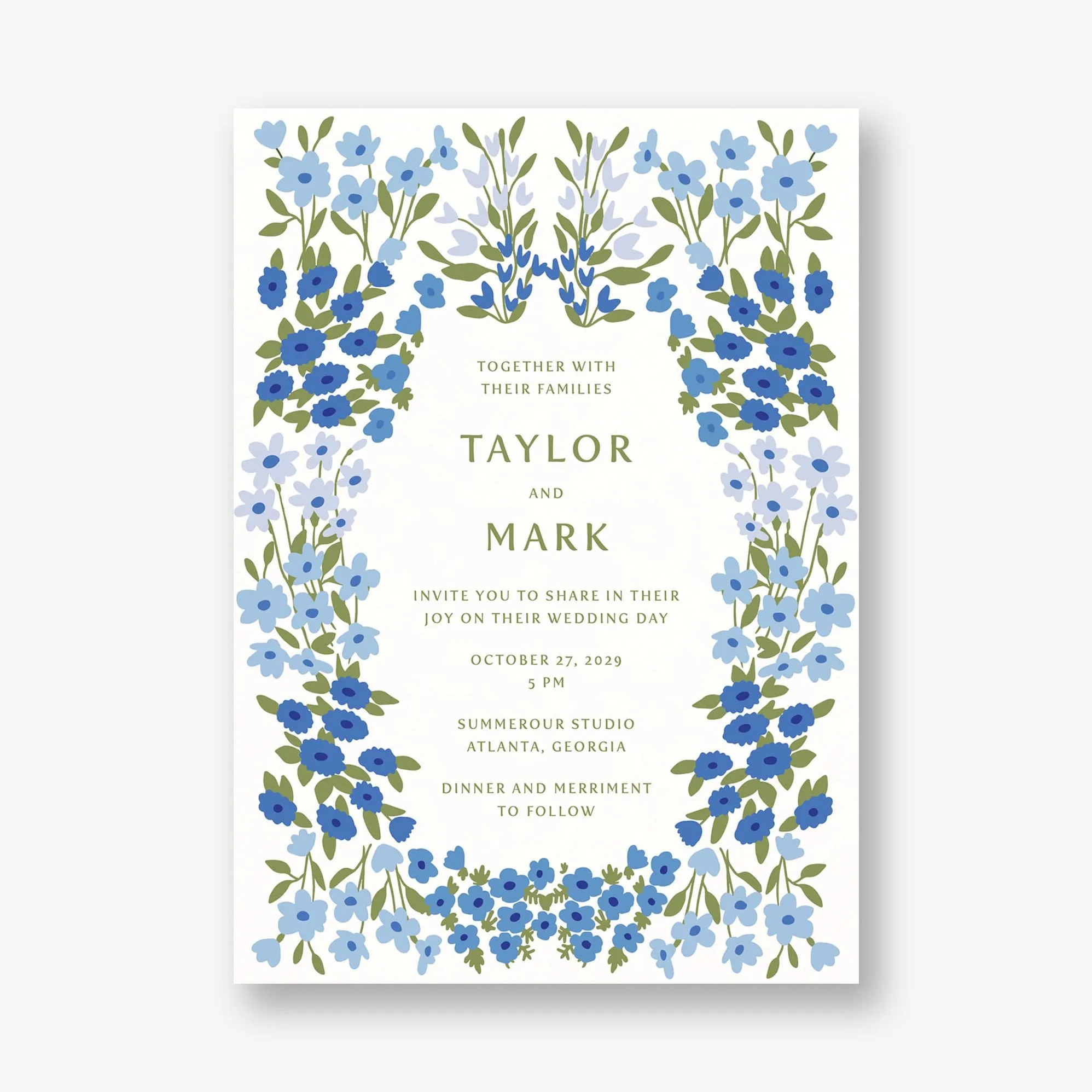 Cottage Garden Wedding Invitation sold by Paper Source product image thumbnail 4
