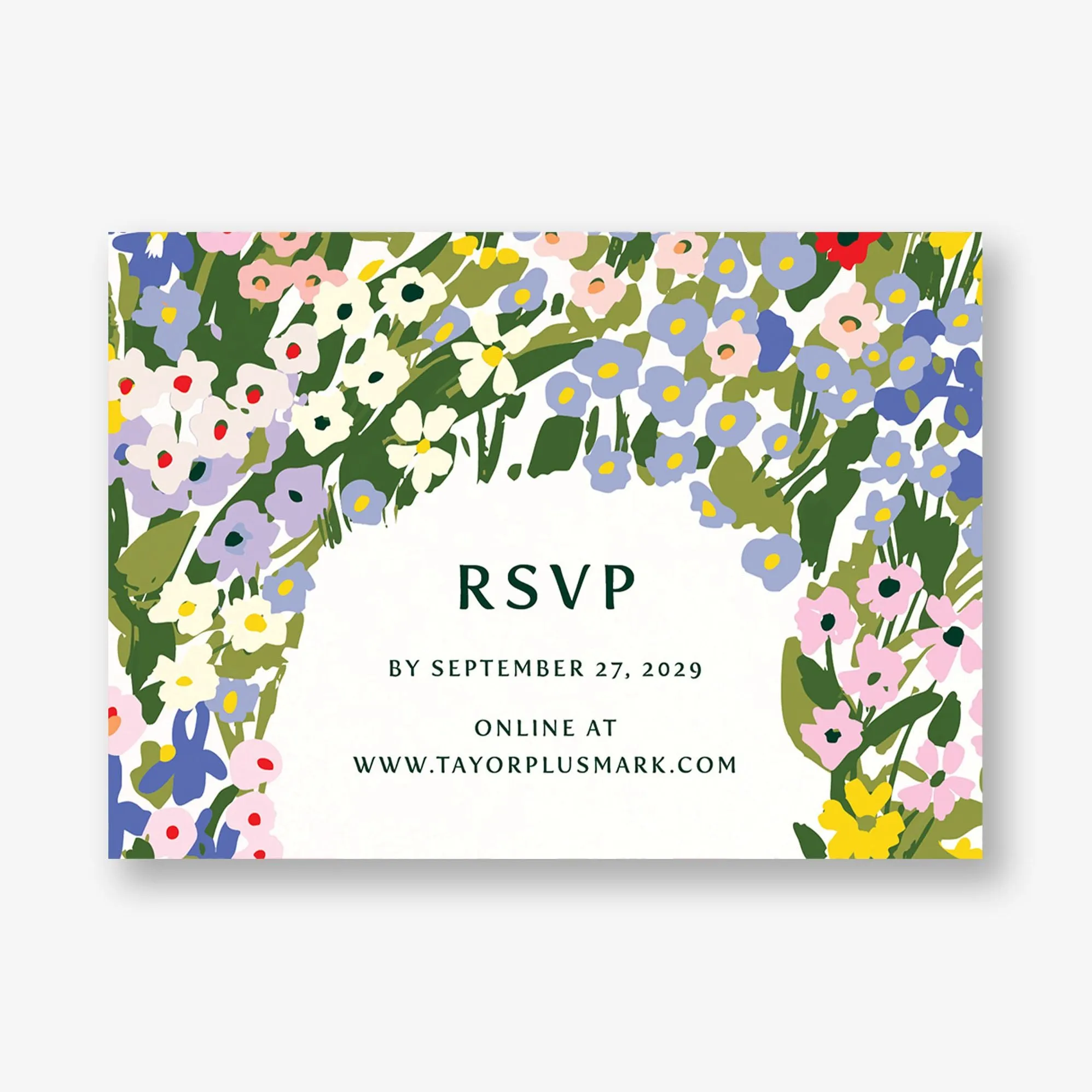 Wildflower Response Card sold by Paper Source