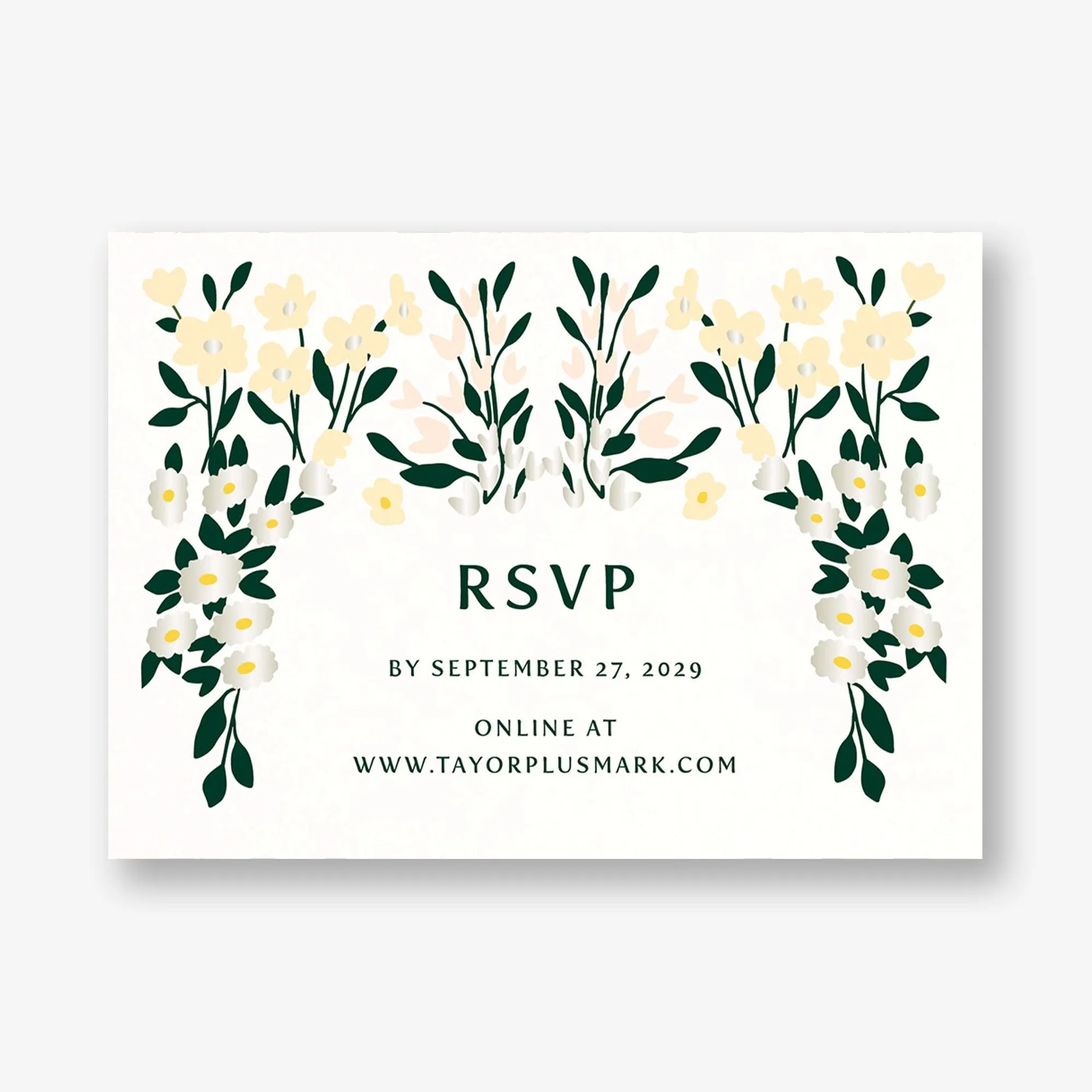 Cottage Garden Foil Response Card sold by Paper Source product image thumbnail 5