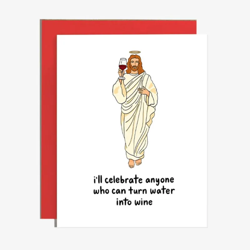 Water to Wine Holiday Card made by Paper Source