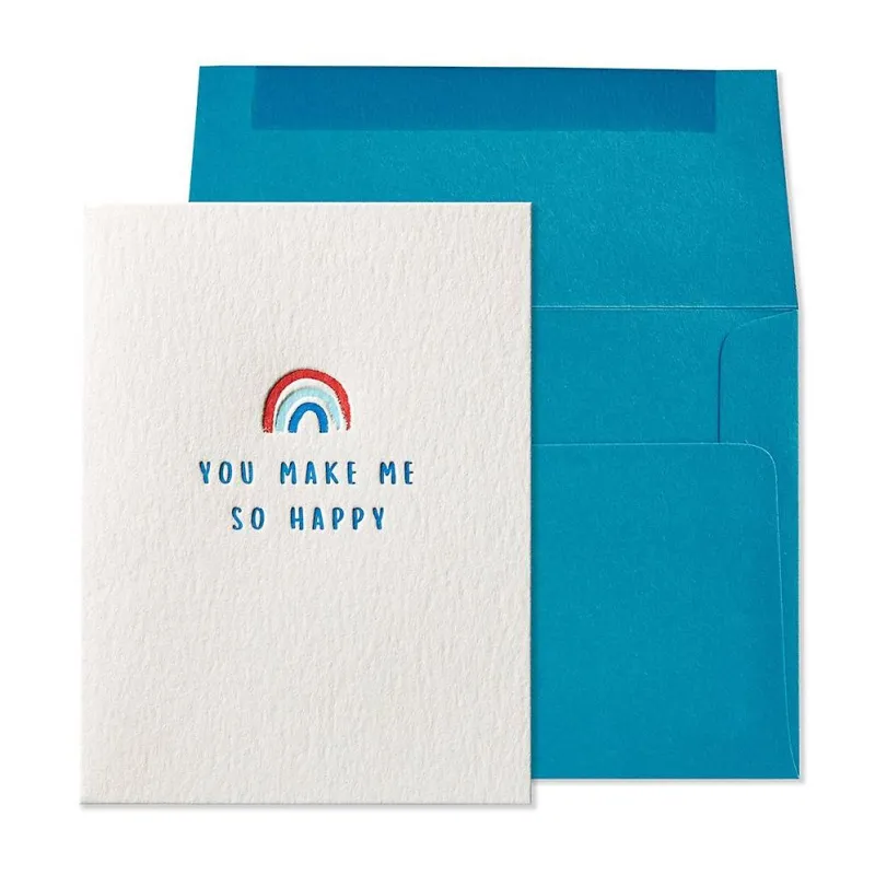 Make Me So Happy Love Card sold by Paper Source